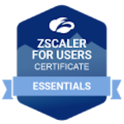 Zscaler for Users - Essentials認定のバッジ